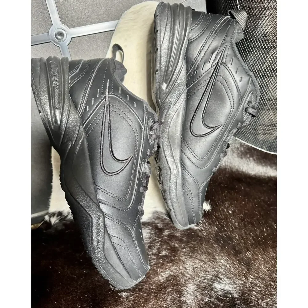 Nike Air Monarch 4 Triple Black Sneakers 415445-001
